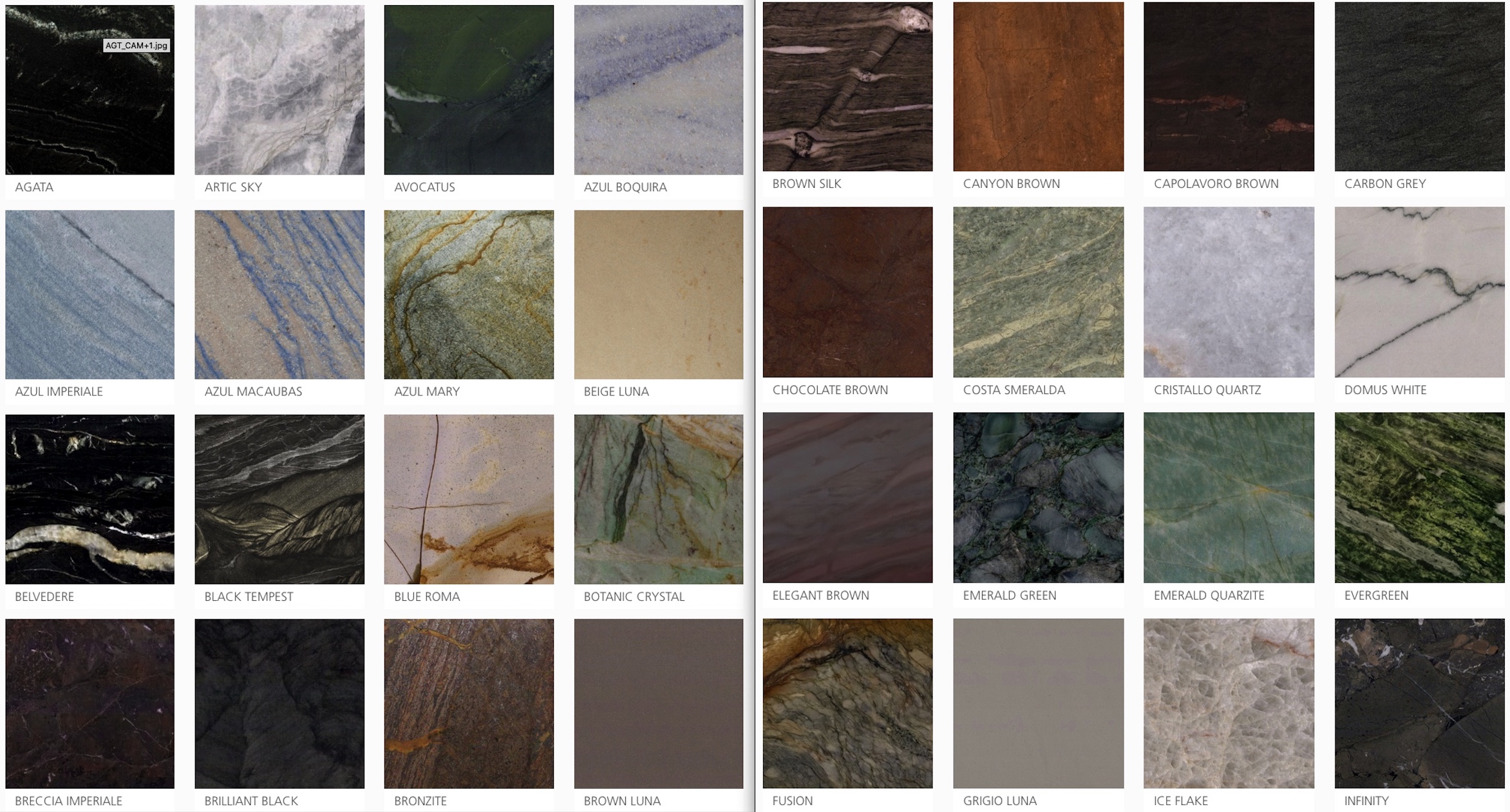 Arbeitsplatten aus Quarzit