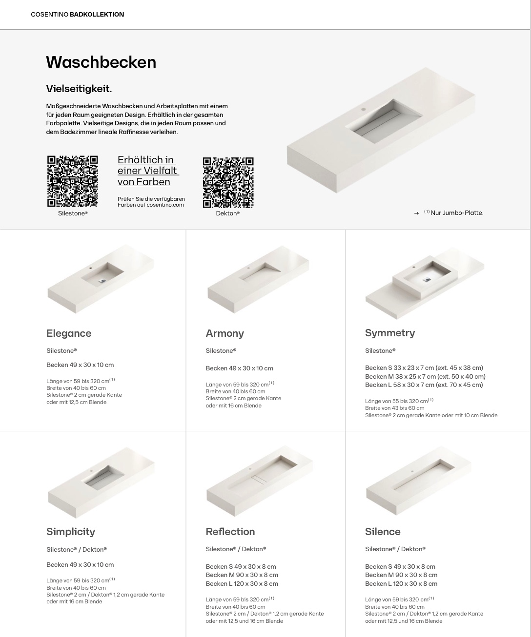 Arbeitsplatte, Waschbecken und Waschtische aus Silestone und Dekton Arbeitsplatte, Waschbecken und Waschtische aus Silestone und Dekton
