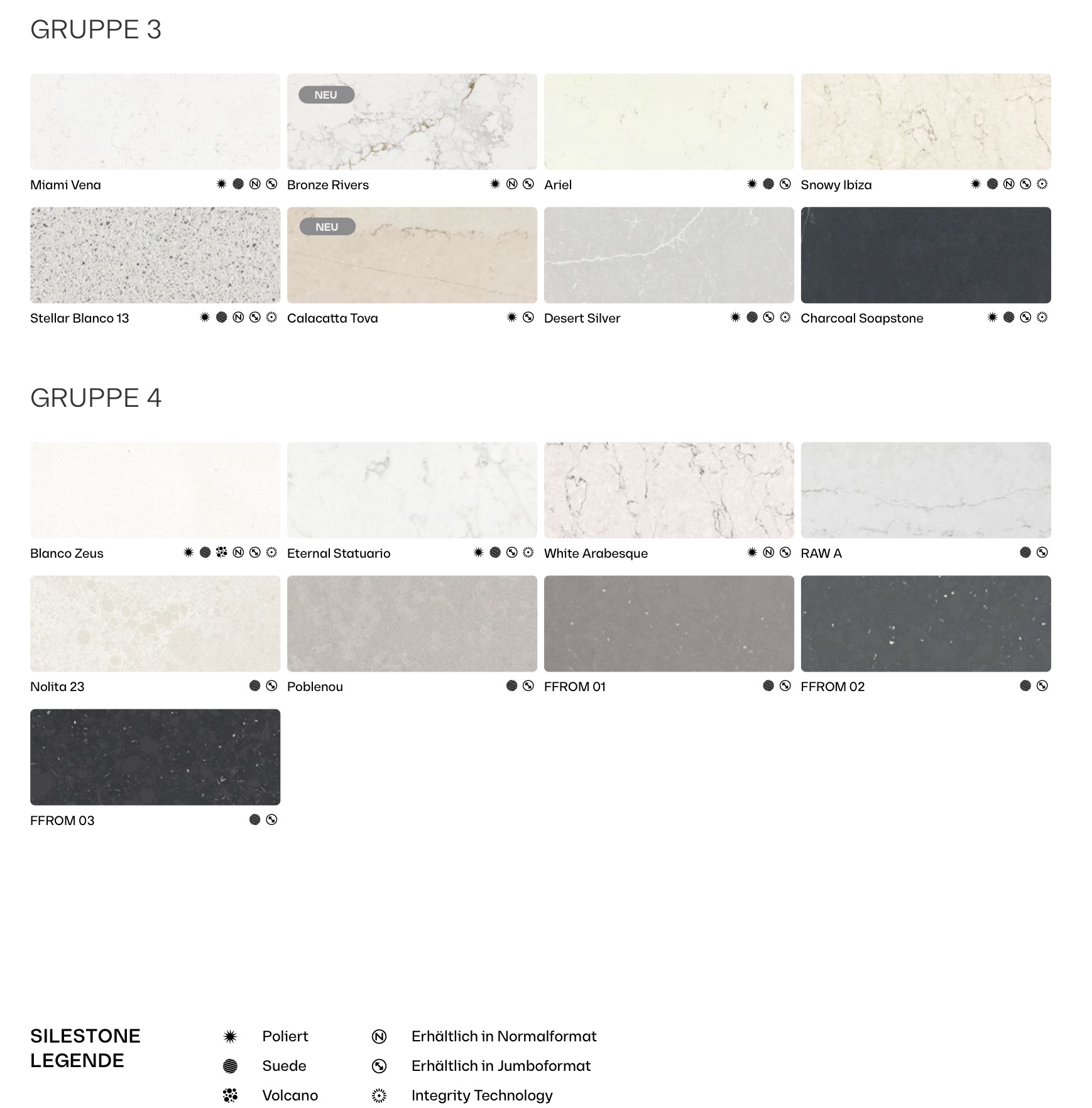 Arbeitsplatte, Waschbecken und Waschtische aus Silestone und Dekton