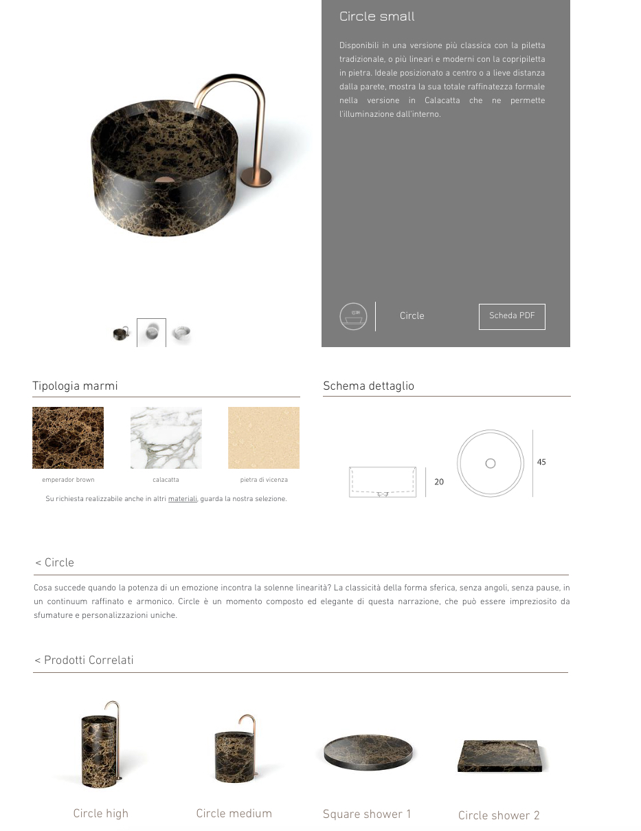 Waschbecken Circle small