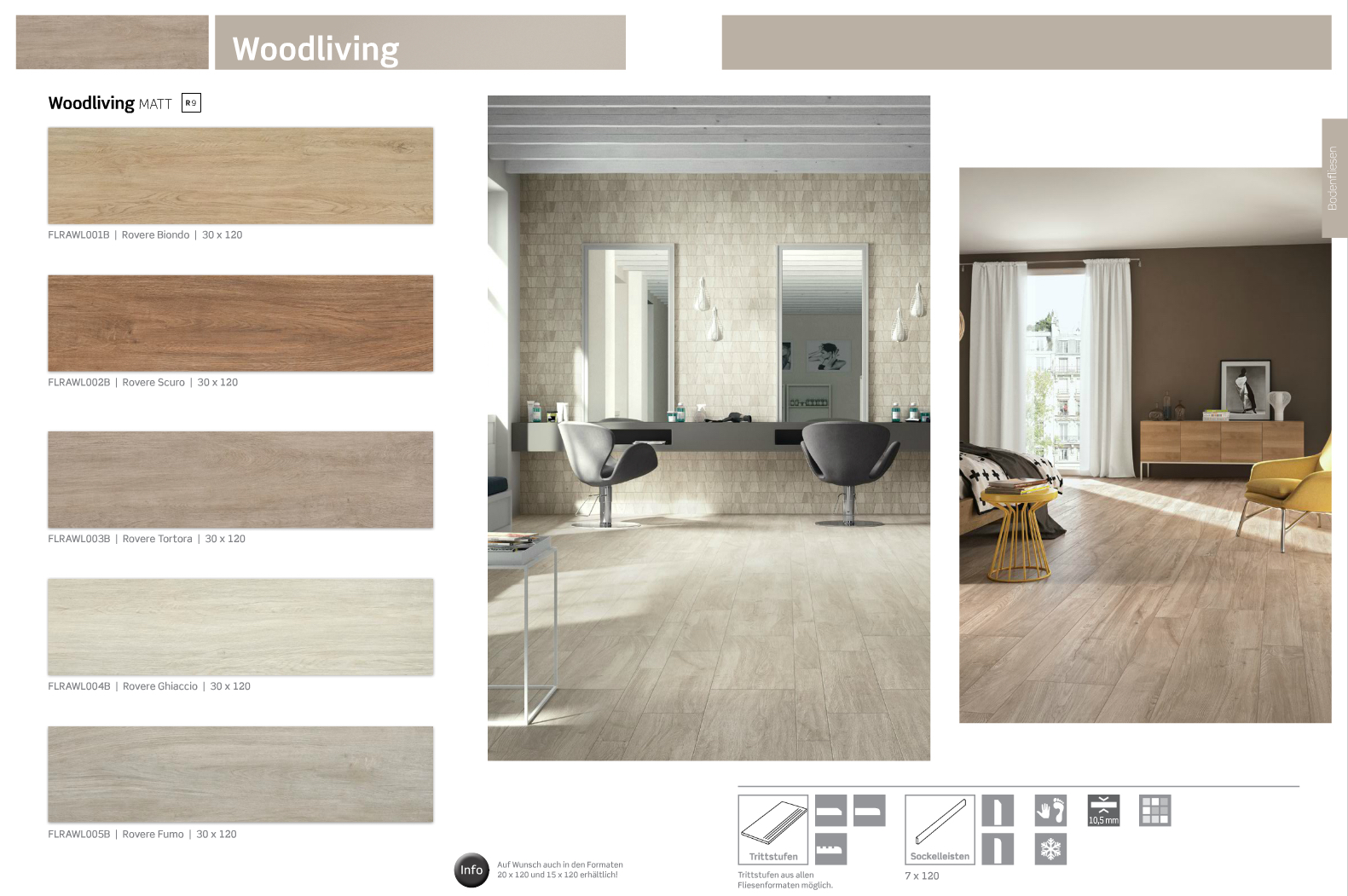 Bodenfliese Woodliving