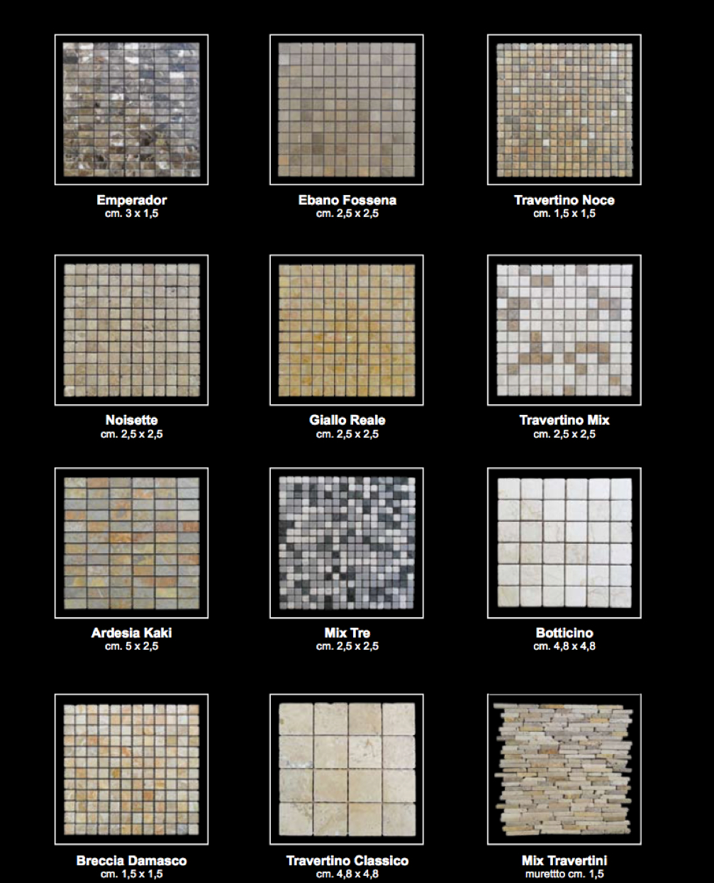 Mosaik aus Naturstein