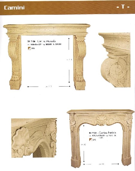 Kamin aus Naturstein