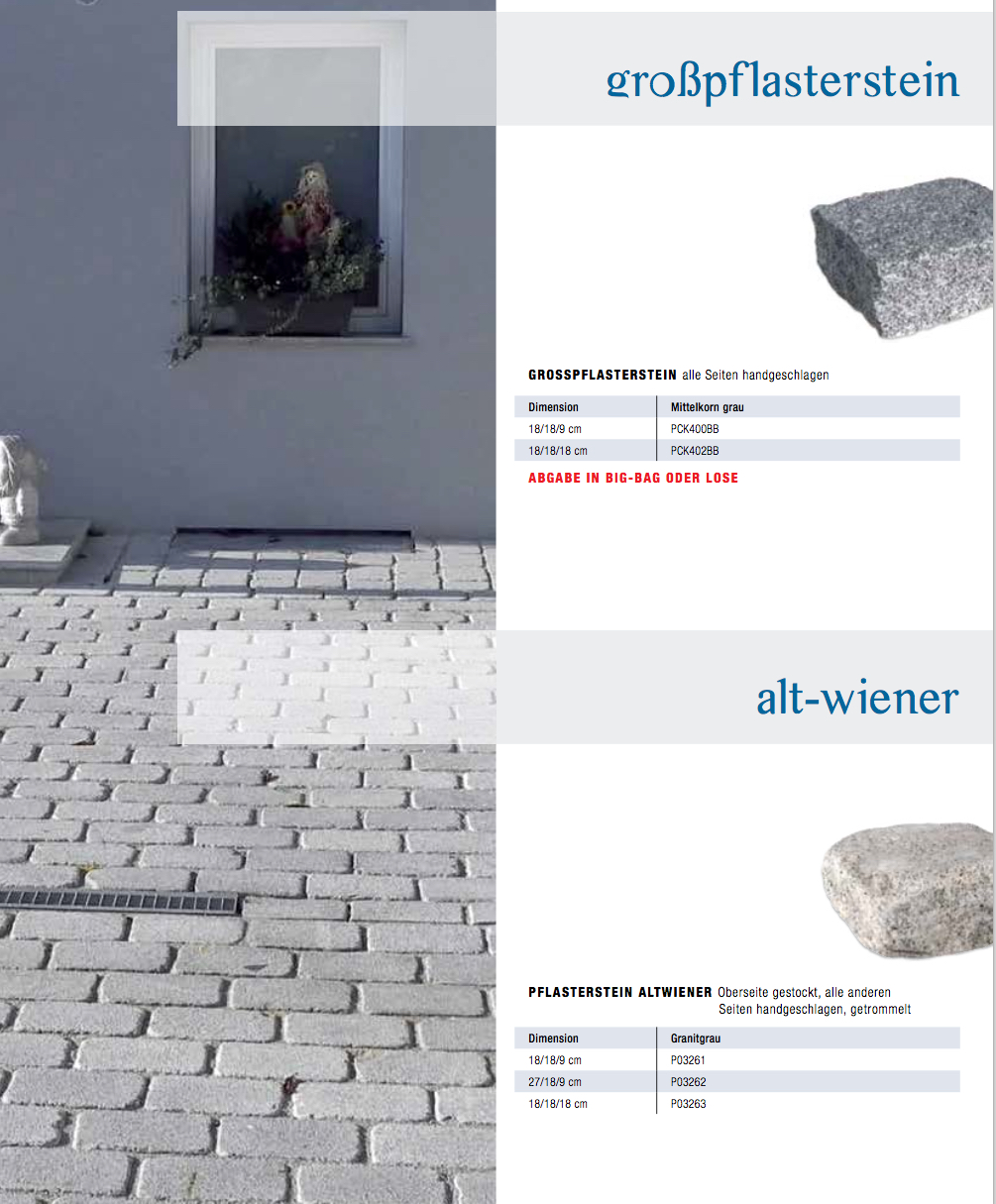 Pflasterplatten