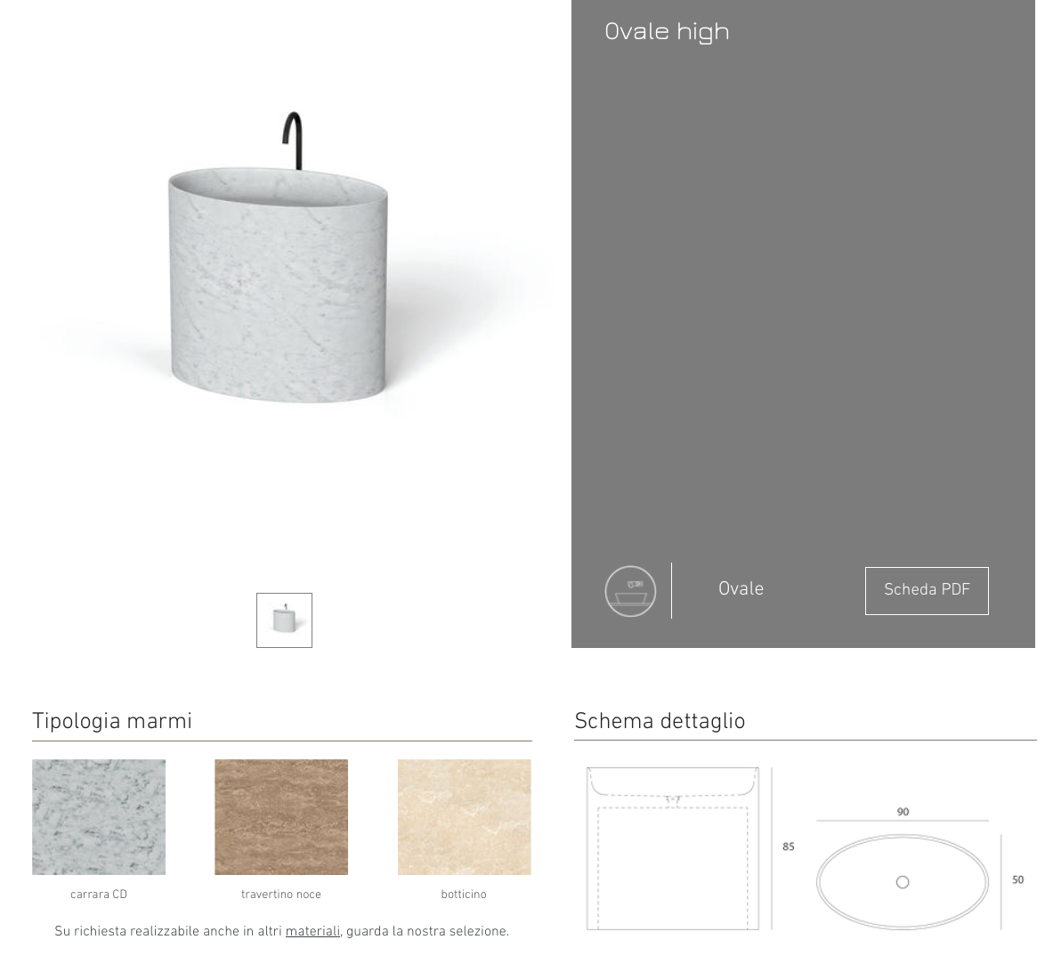 Waschbecken Ovale large