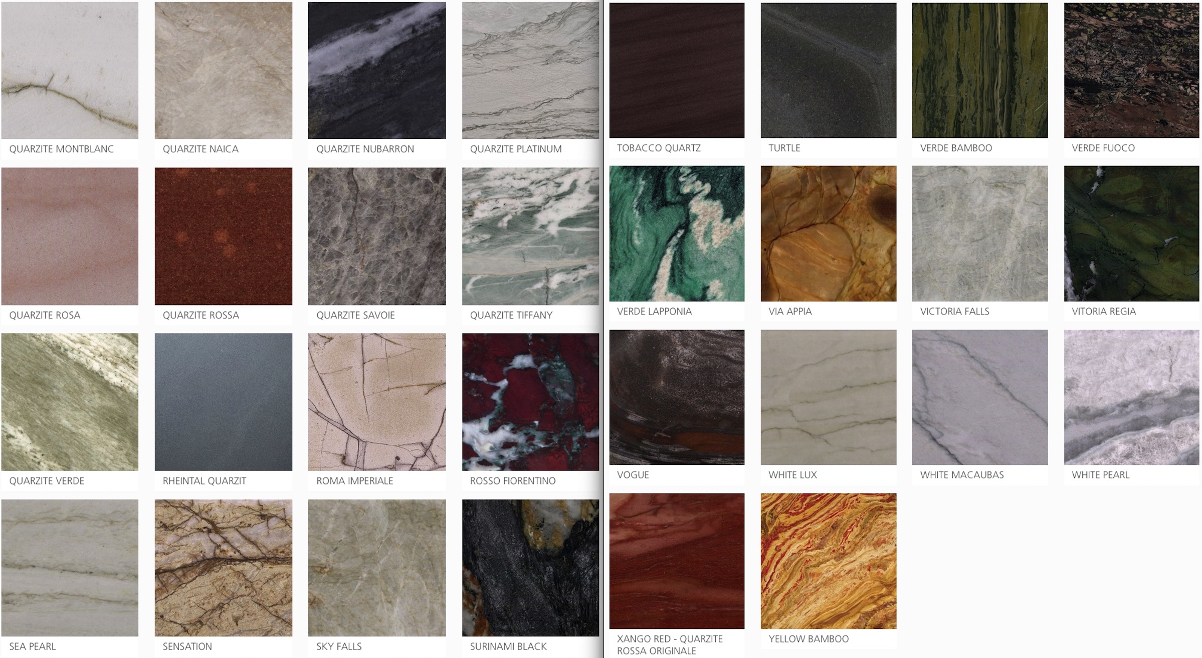 Arbeitsplatten aus Quarzit