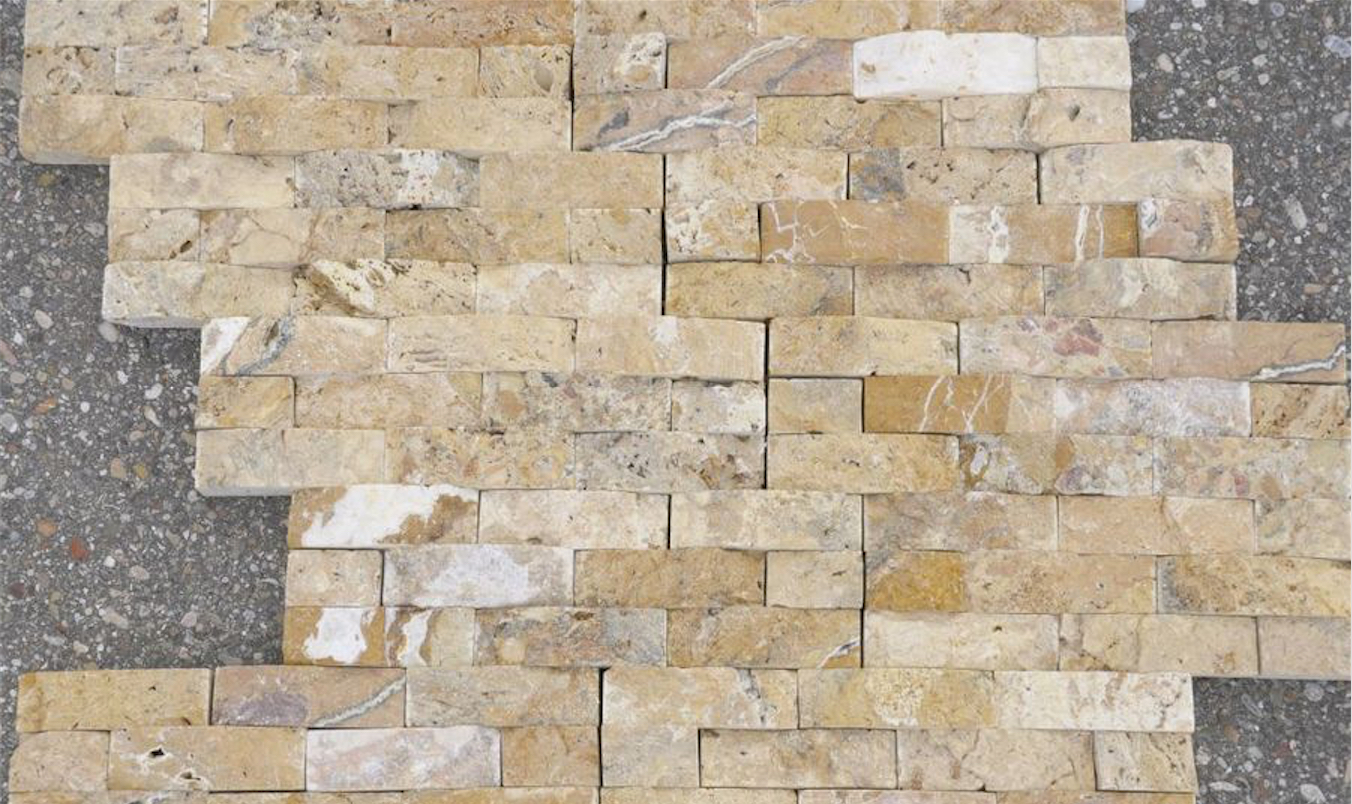 Wandverkleidung Travertin