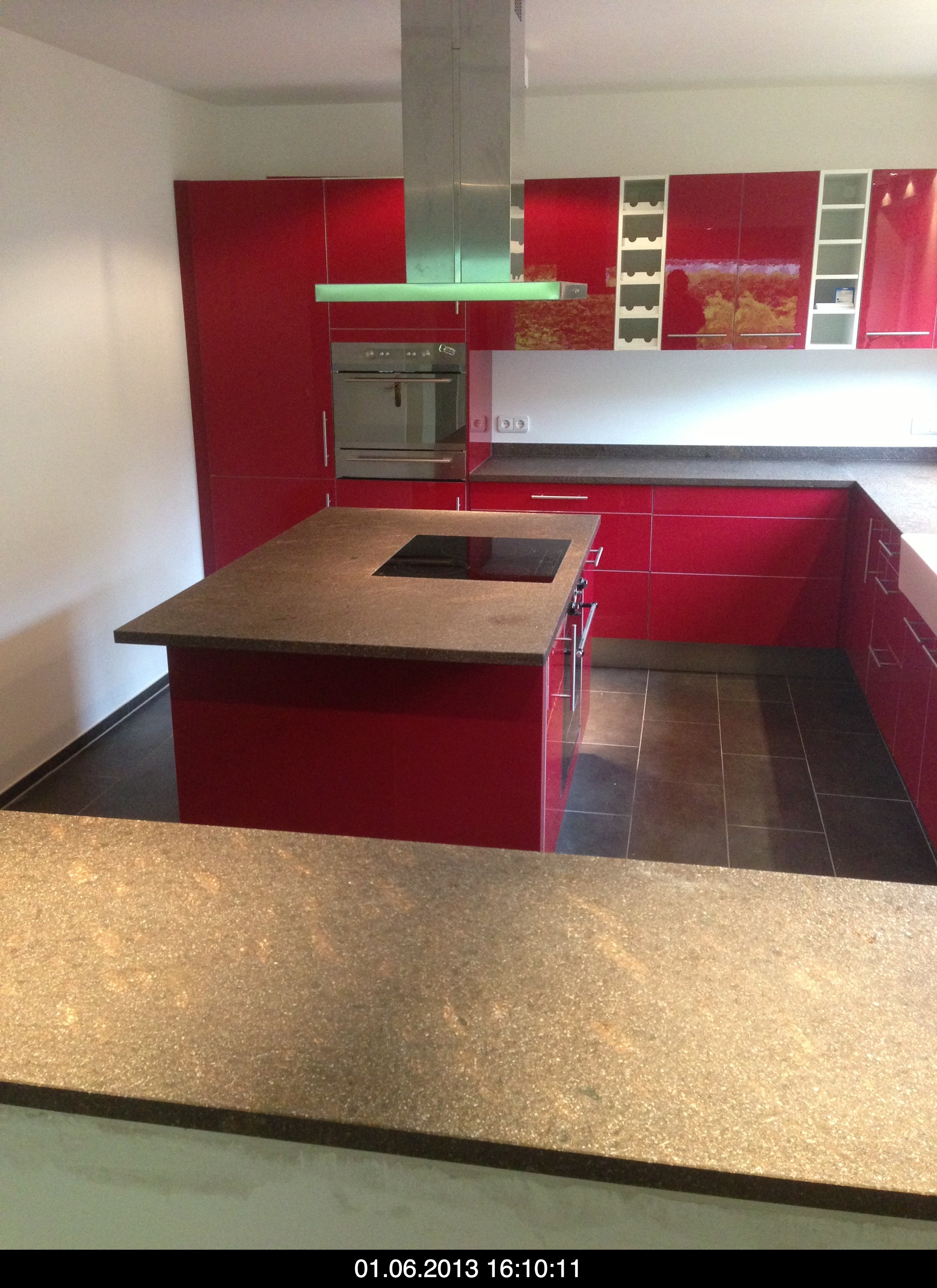 Arbeitsplatte und Küchenplatte aus Porphyr