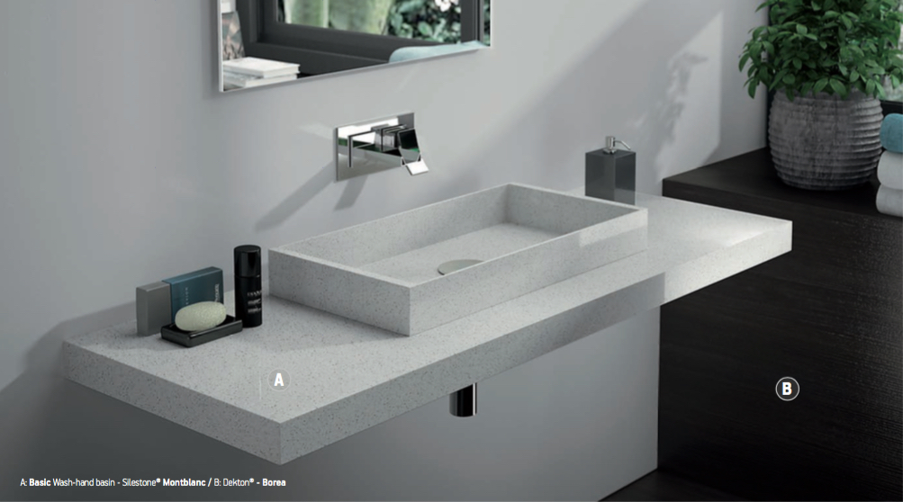 Arbeitsplatte, Waschbecken und Waschtische aus Silestone und Dekton Arbeitsplatte, Waschbecken und Waschtische aus Silestone und Dekton