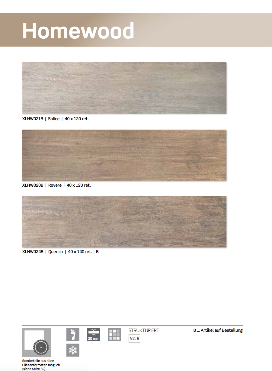 Homewood Keramik 2cm 