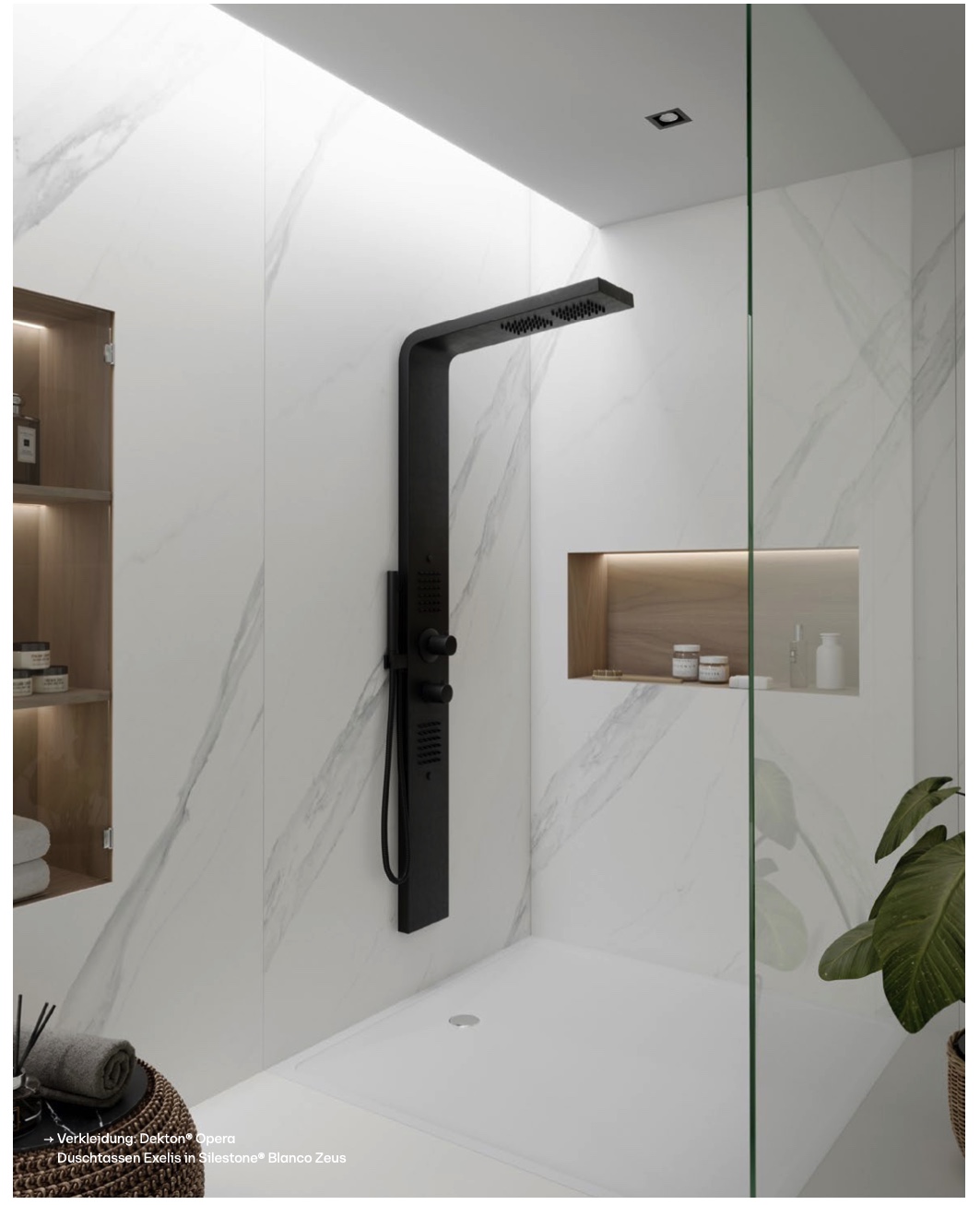 Duschtassen aus Silestone 