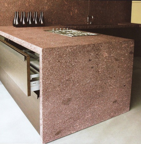 Arbeitsplatte und Küchenplatte aus Porphyr