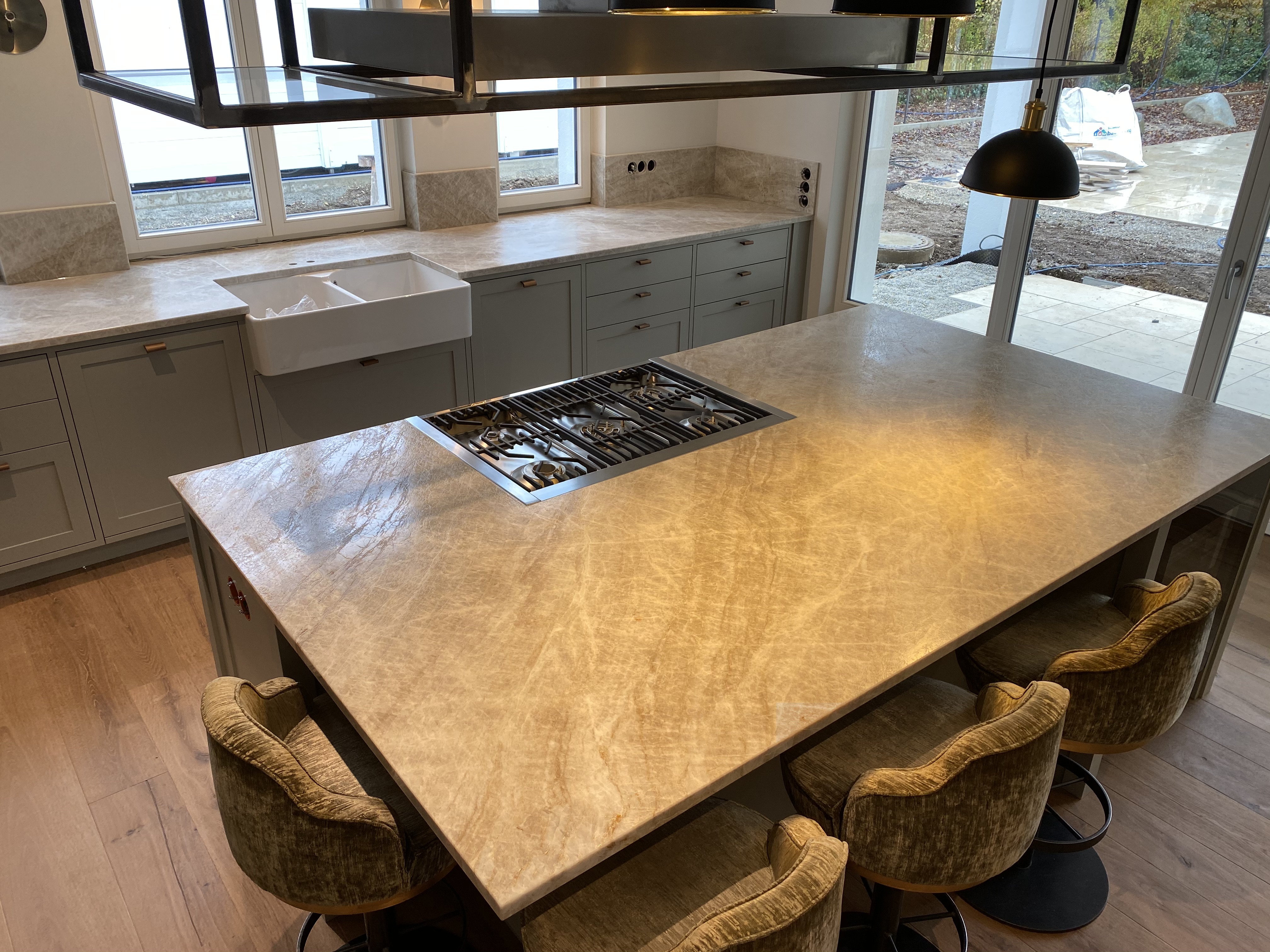 Arbeitsplatten aus Quarzit