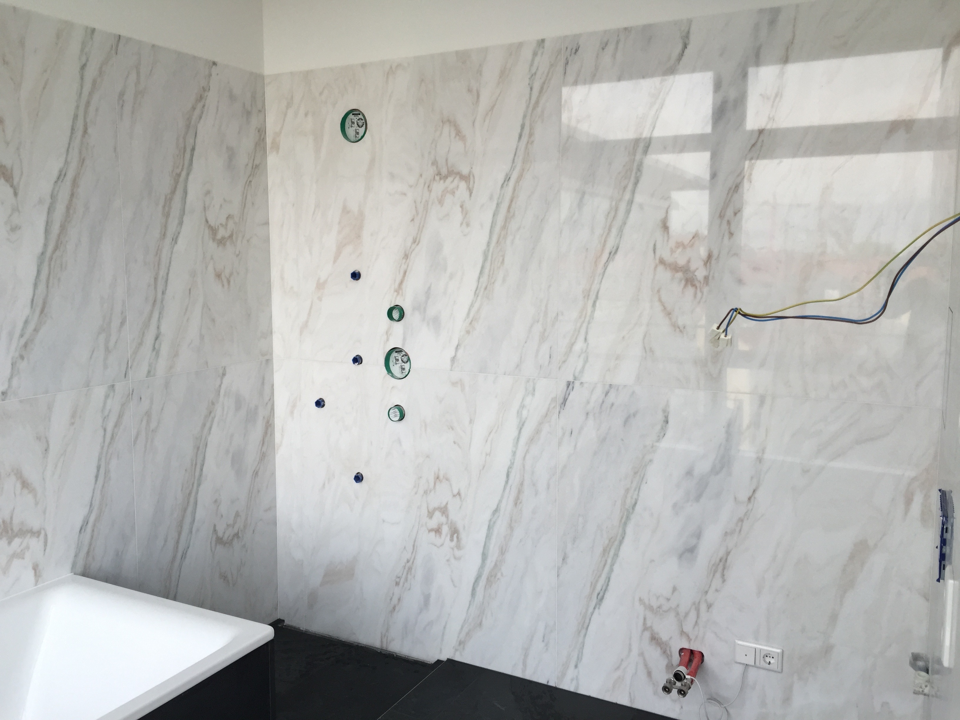 Göflaner Marmor Gold und Silber