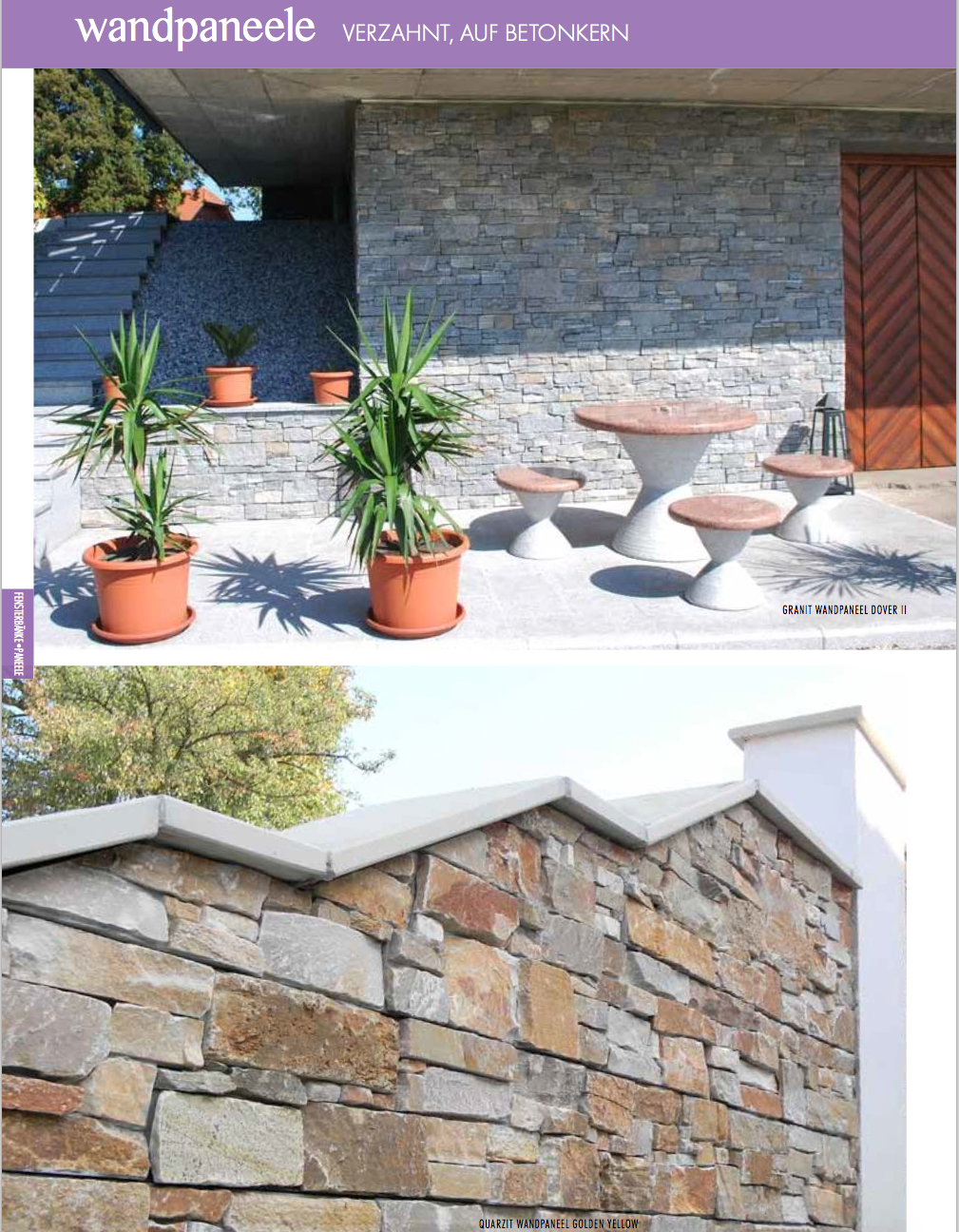 Wandverkleidung Aussenbereich