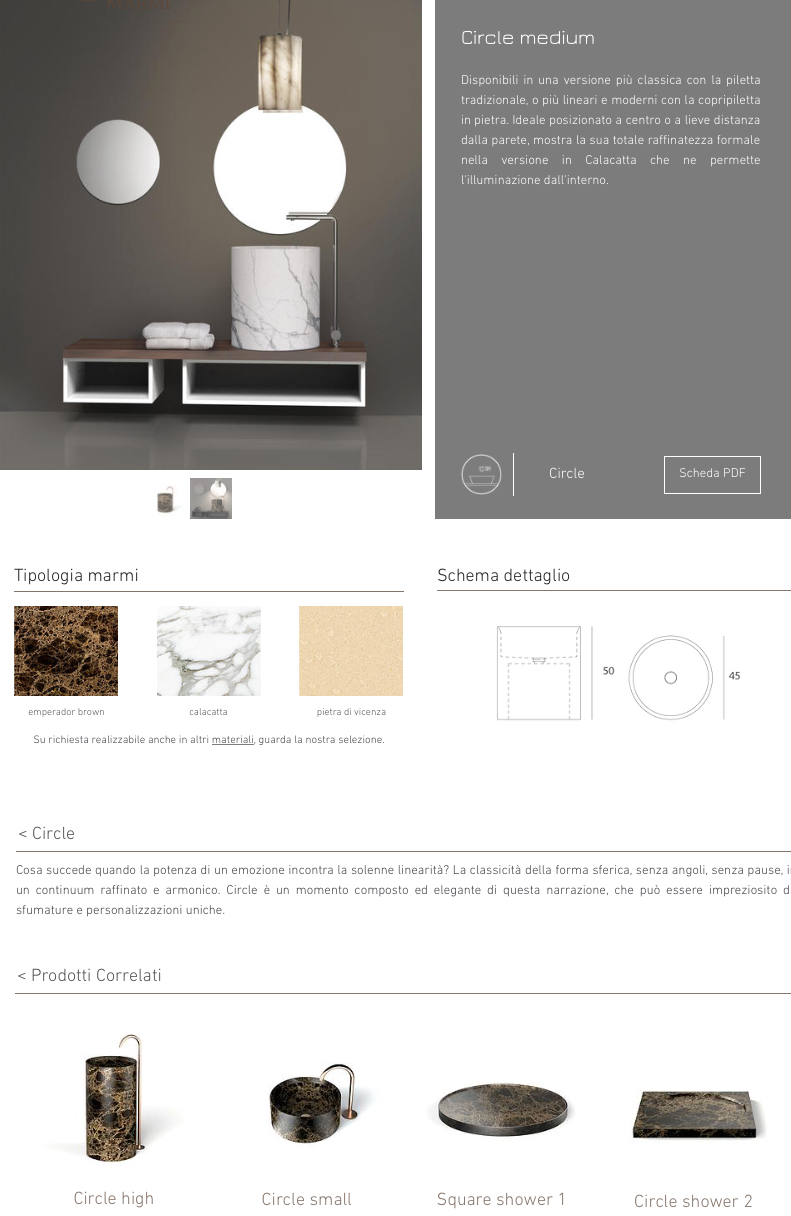 Waschbecken Circle medium