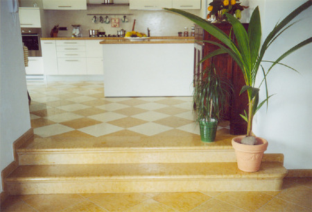 Treppe aus Naturstein