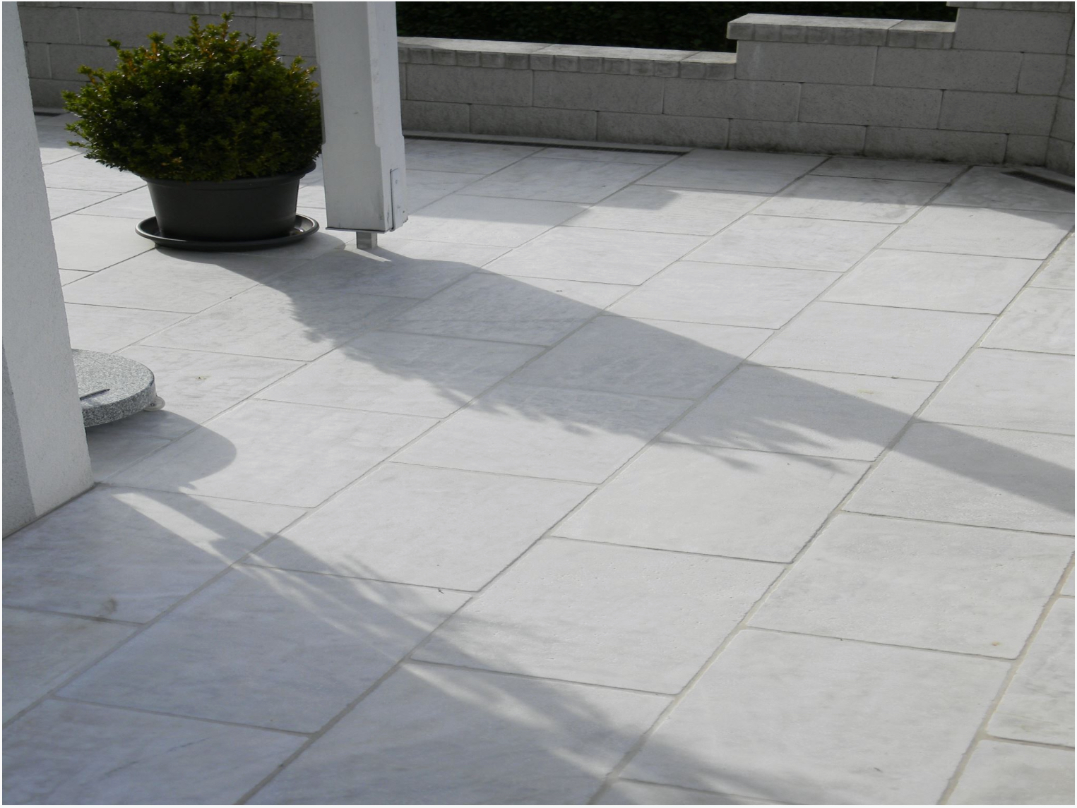 Marmor Weiß Frostbeständig