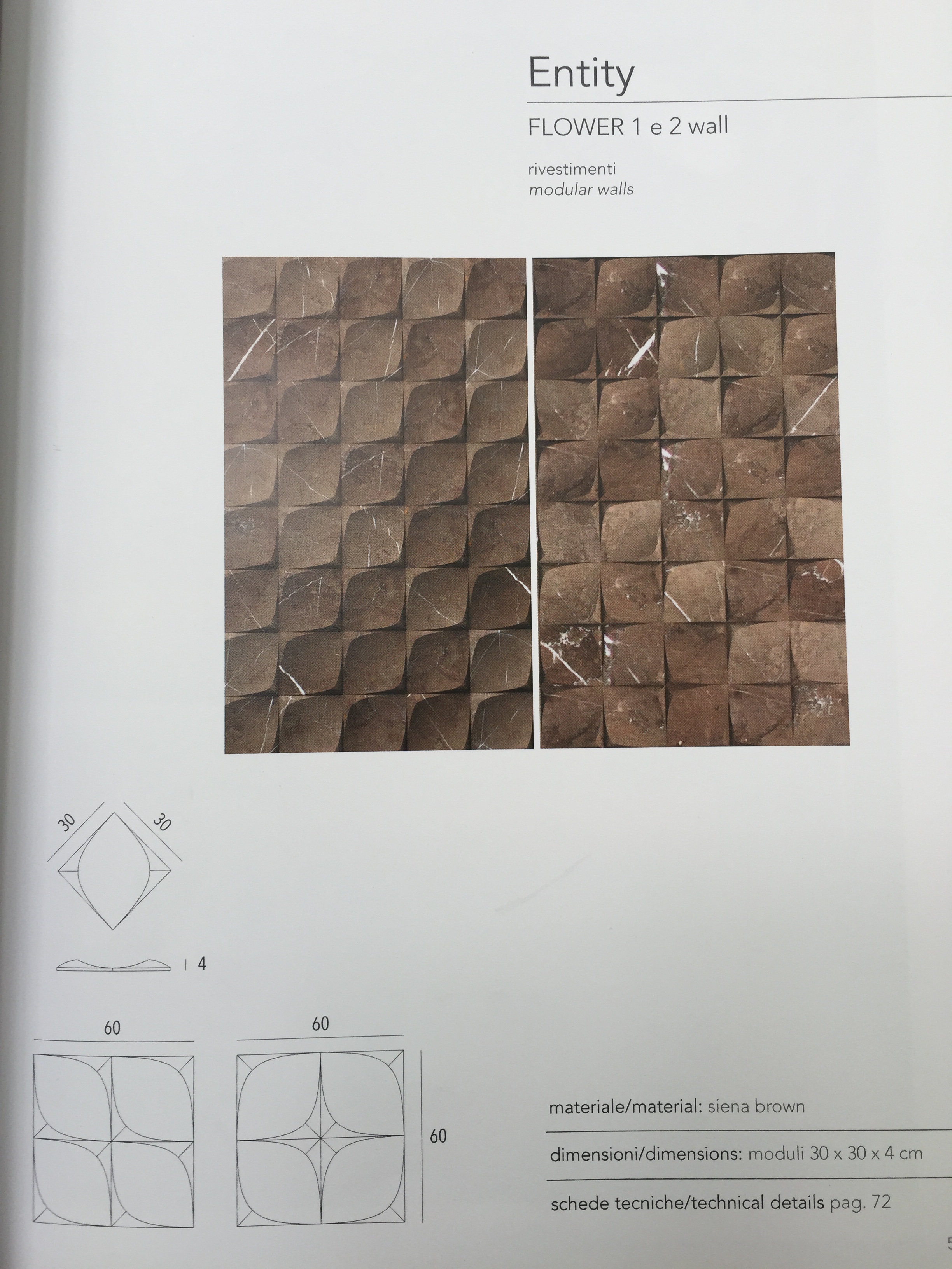 Wandverkleidung Flower